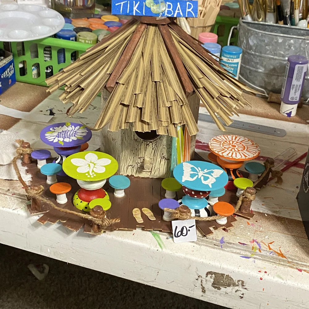 Colorful Decorative Birdhouse